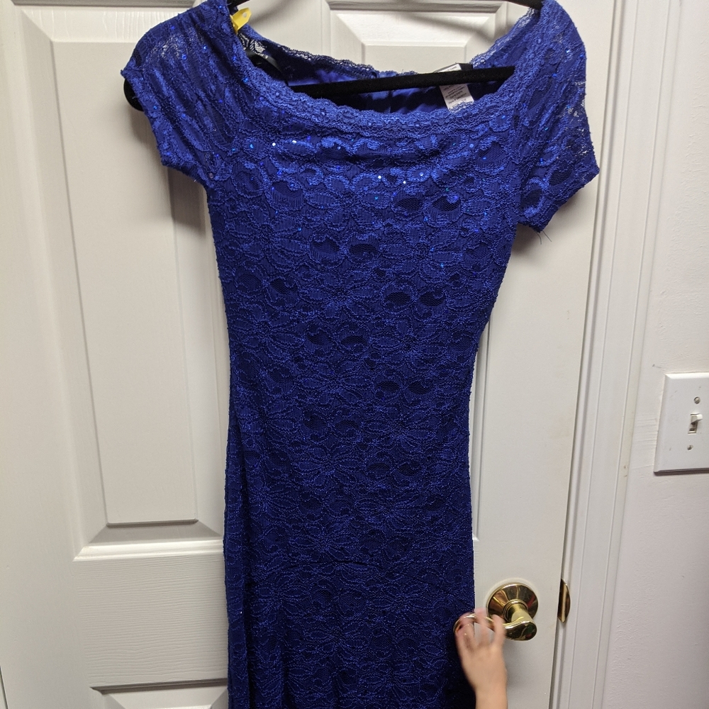 Blue dress- long